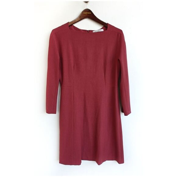M.M. LaFleur Jeanette Dress Size 10 Brick Red - Picture 2 of 11